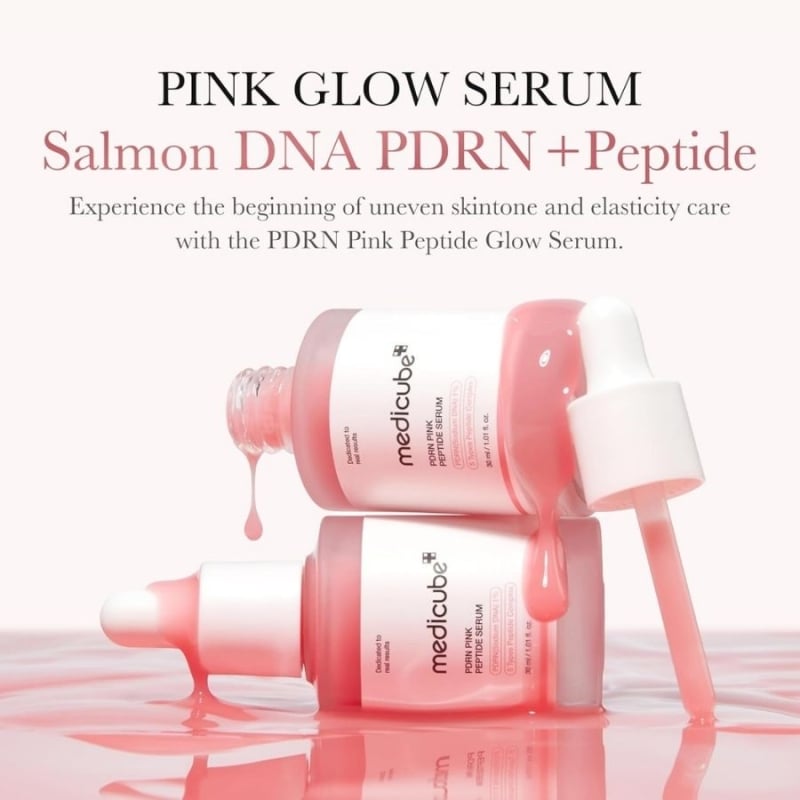 Серум за сияйна кожа и еластичност Medicube PDRN Pink Peptide Glow Serum 30 ml — 4