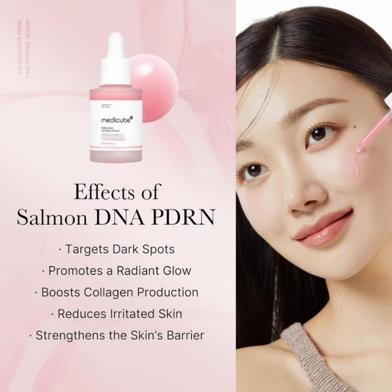 Серум за сияйна кожа и еластичност Medicube PDRN Pink Peptide Glow Serum 30 ml — 5