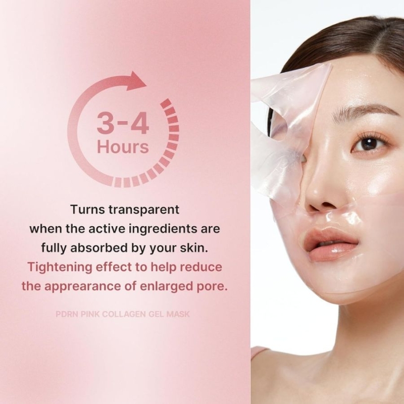 Гел маска с PDRN и колаген за еластичност и изравняване на тена – Medicube PDRN Pink Collagen Jelly Gel Mask 28 g — 3