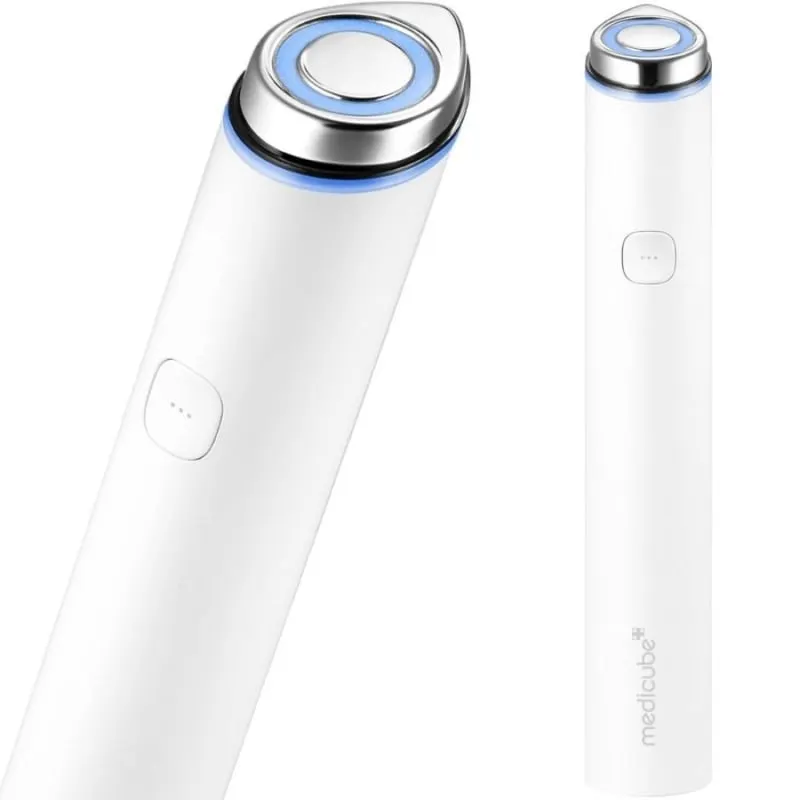 Мини уред за лице с електропорация и LED светлина – Medicube AGE-R Booster Pro Mini White
