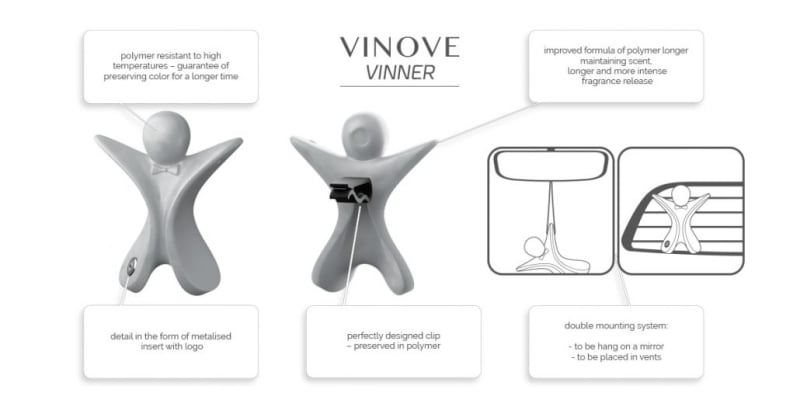 Ароматизатор за кола Vinove VINNER MARANELLO — 2