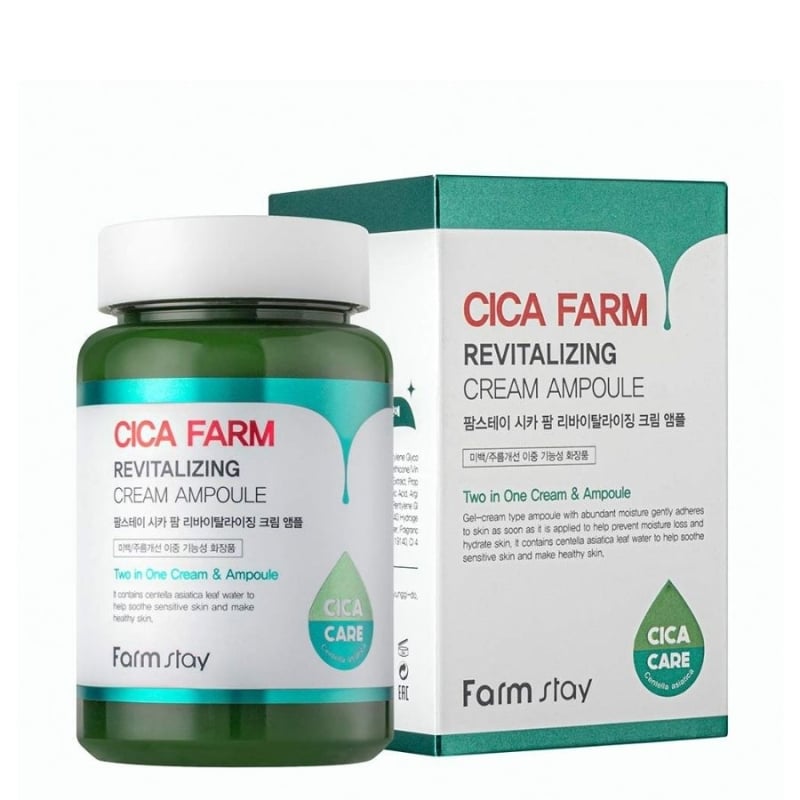 Ревитализираща ампула крем с центела и прополис – FarmStay Cica Farm Revitalizing Cream Ampoule 250 ml