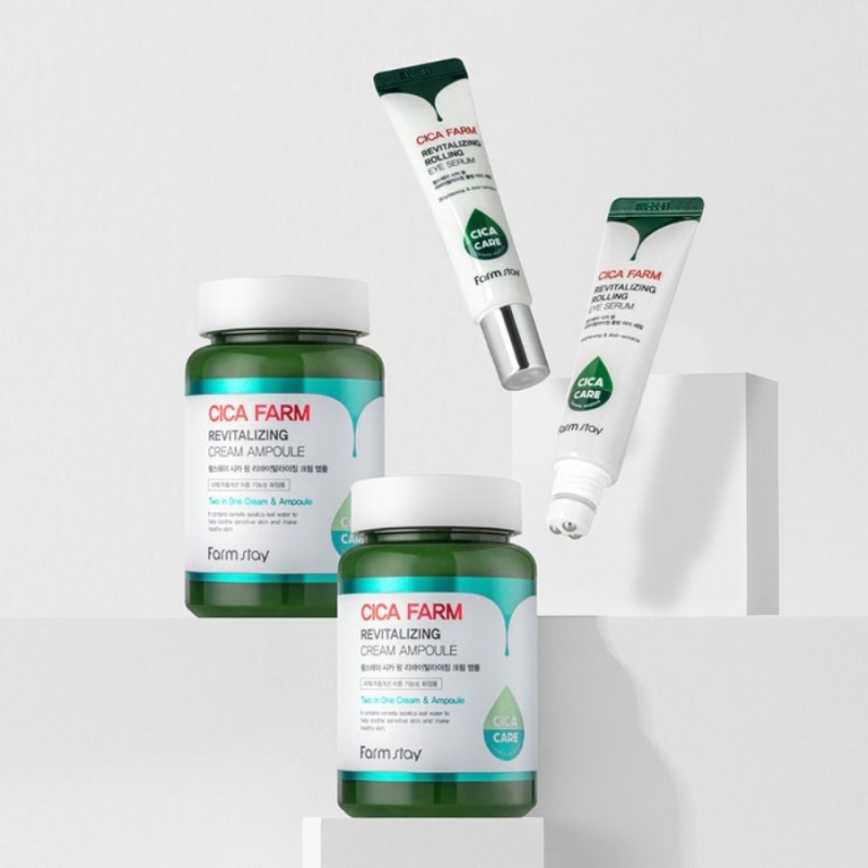 Ревитализираща ампула крем с центела и прополис – FarmStay Cica Farm Revitalizing Cream Ampoule 250 ml — 2