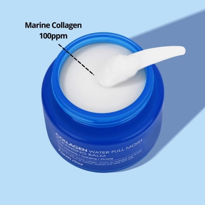 Почистващ балсам с морски колаген – FarmStay Collagen Water Full Moist Cleansing Balm 95 g — 3