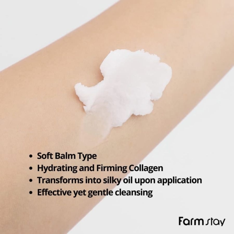Почистващ балсам с морски колаген – FarmStay Collagen Water Full Moist Cleansing Balm 95 g — 5
