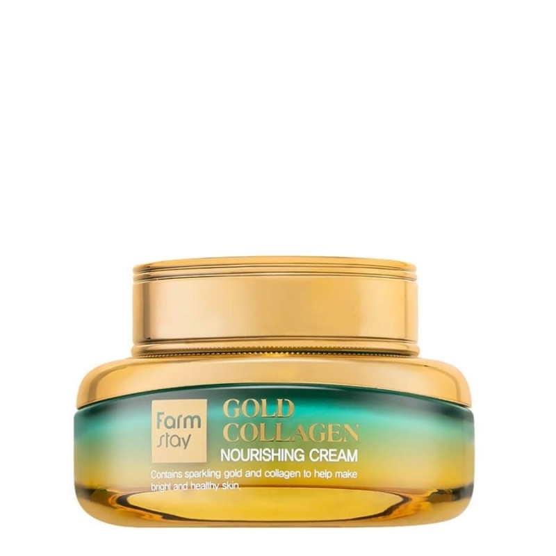 Подхранващ крем с колаген и злато – FarmStay Gold Collagen Nourishing Cream 55 ml