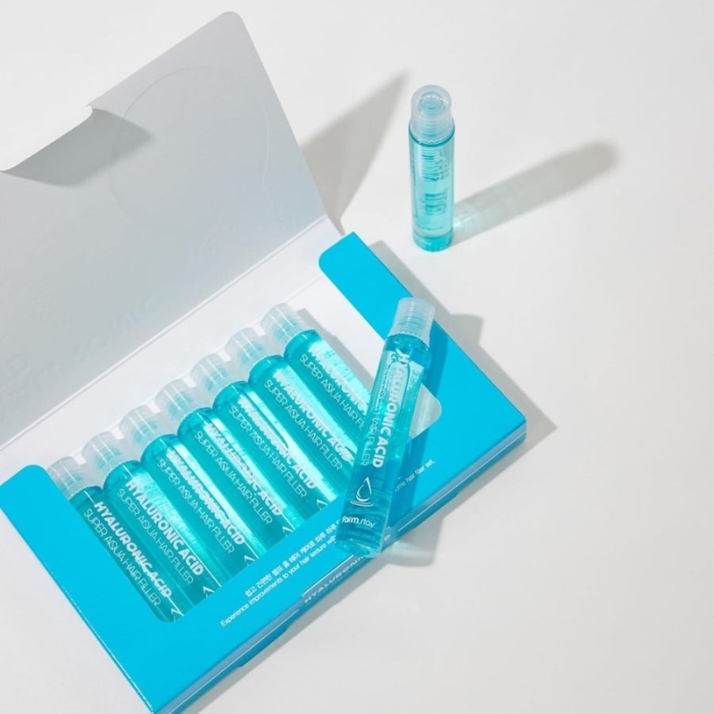 Хидратиращ филър за коса с хиалуронова киселина – FarmStay Hyaluronic Acid Super Aqua Hair Filler 10x13ml — 5