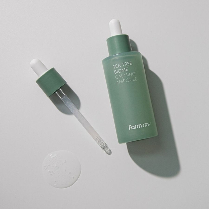 Успокояваща ампула за лице с чаено дърво и биом комплекс – FarmStay Tea Tree Biome Calming Ampoule 50 ml — 3