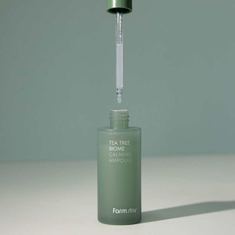 Успокояваща ампула за лице с чаено дърво и биом комплекс – FarmStay Tea Tree Biome Calming Ampoule 50 ml — 4