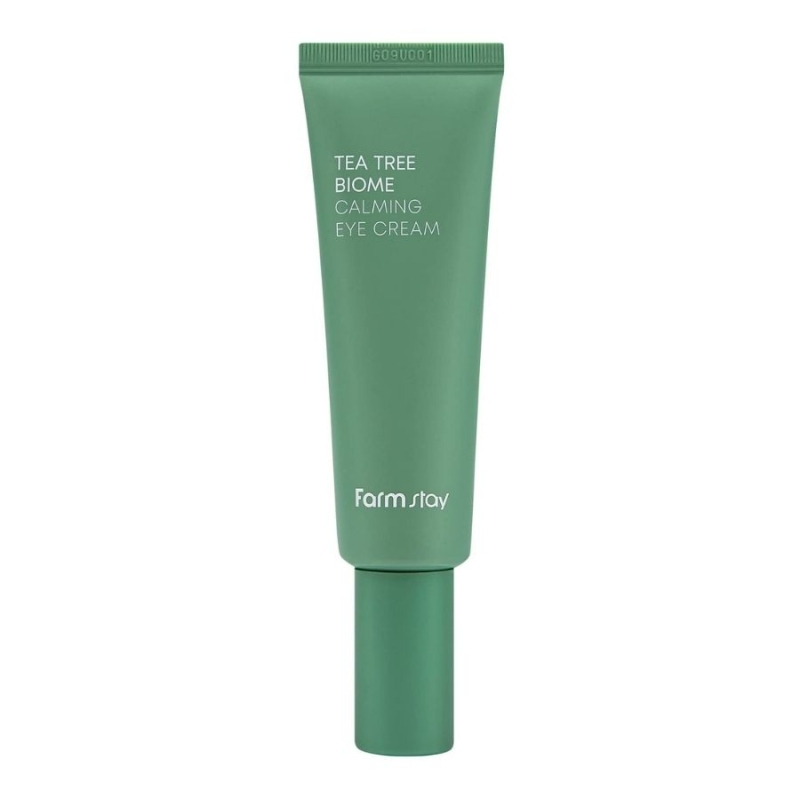 Успокояващ околоочен крем с чаено дърво – FarmStay Tea Tree Biome Calming Eye Cream 50 ml