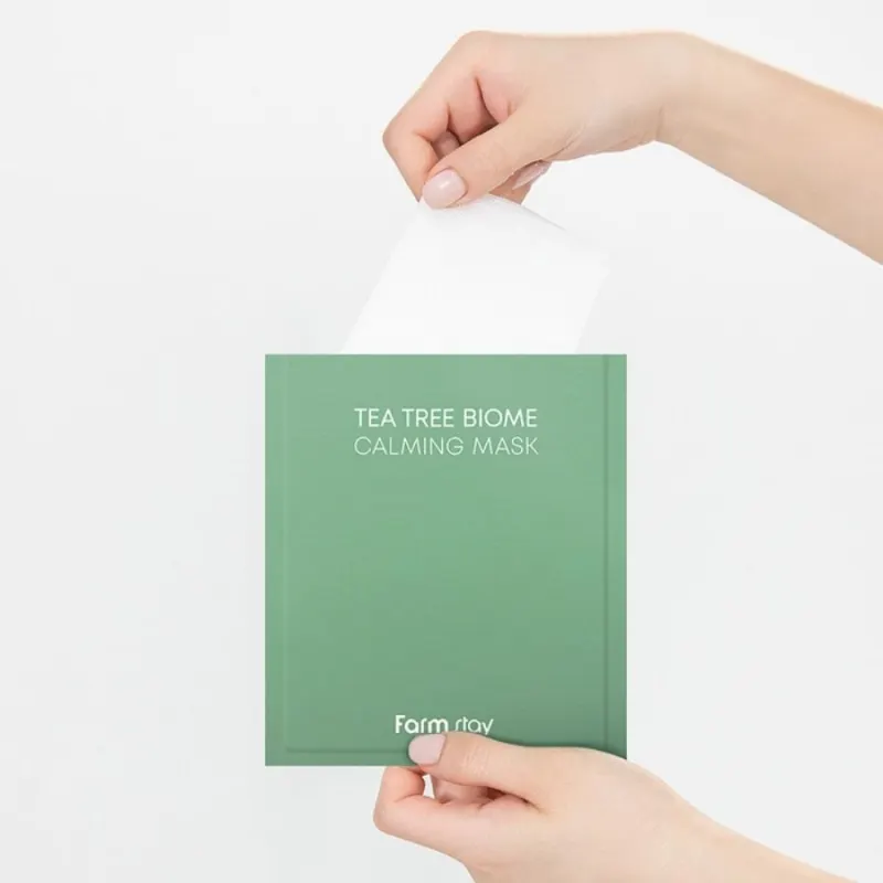 Успокояваща маска с чаено дърво – FarmStay Tea Tree Biome Calm Mask — 2