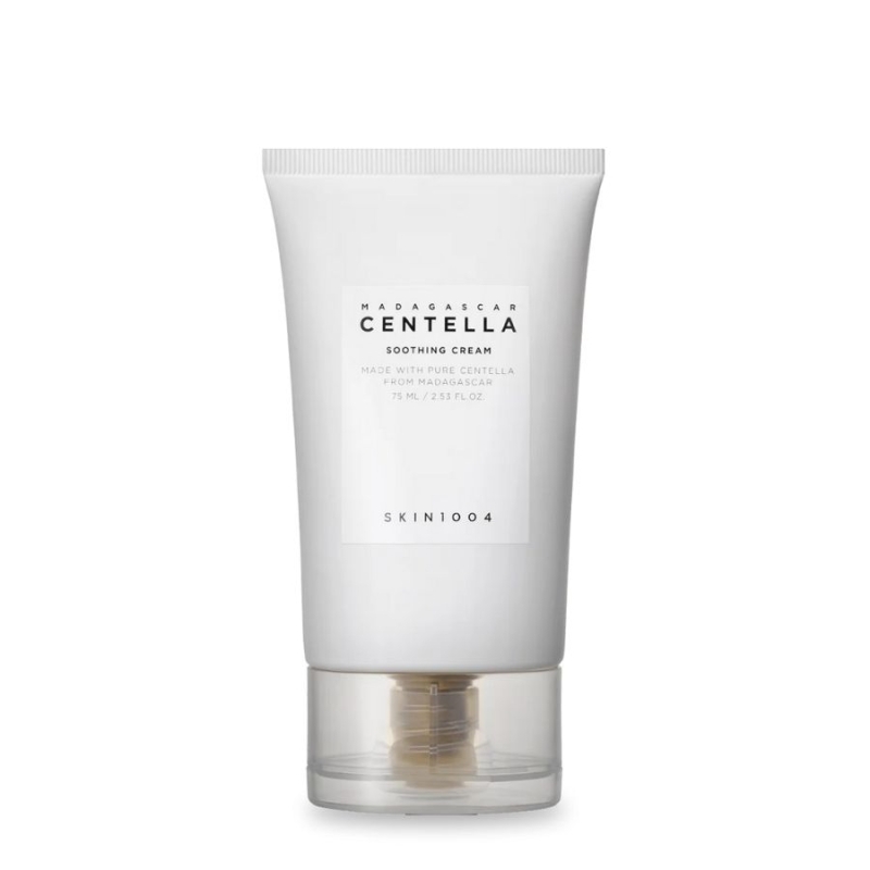 Успокояващ крем-гел за лице с Centella Asiatica, серамиди и трегалоза SKIN1004 Madagascar Centella Soothing Cream 75 ml