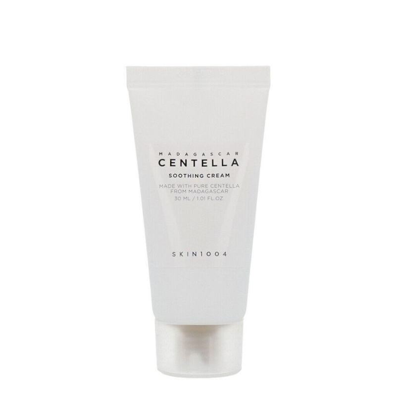 Успокояващ крем-гел за лице с Centella Asiatica и серамиди SKIN1004 Madagascar Centella Soothing Cream 30 ml