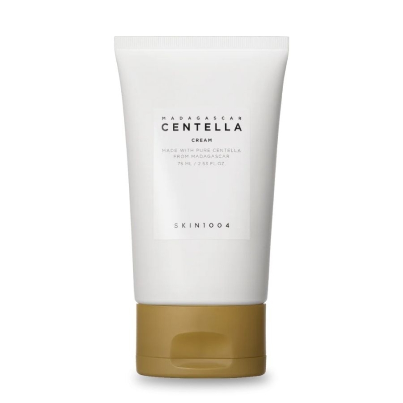 Хидратиращ крем за лице с Centella Asiatica, ниацинамид и сквалан SKIN1004 Madagascar Centella Cream 75 ml