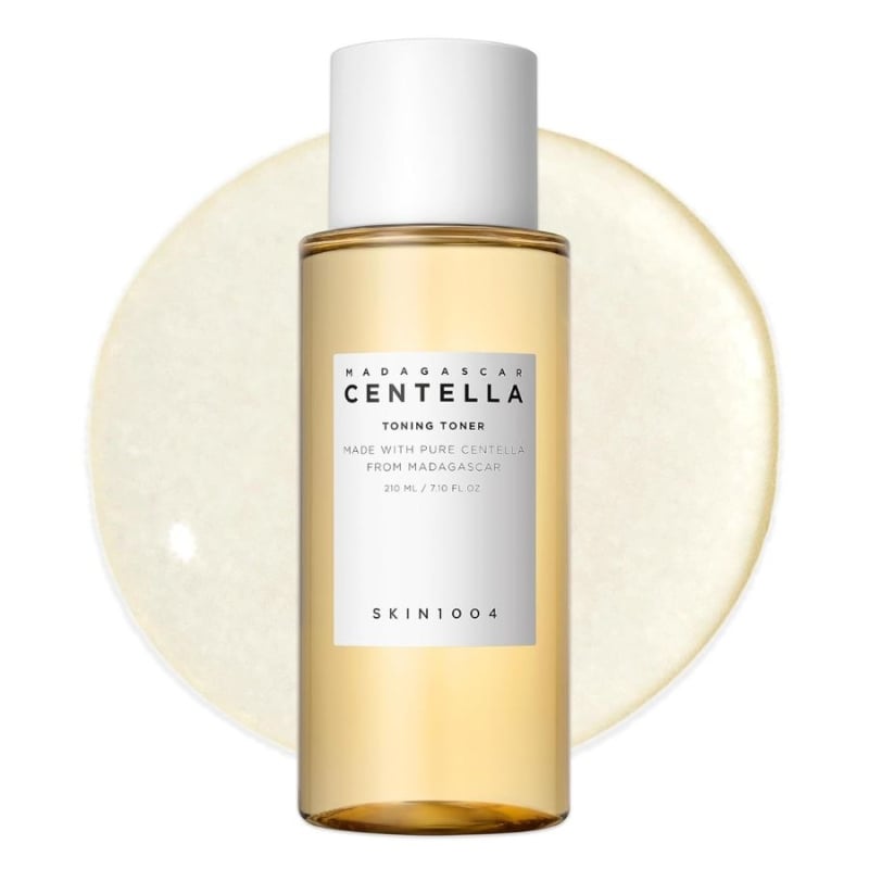 Нежен ексфолиращ тоник за лице с PHA, Centella Asiatica и ниацинамид SKIN1004 Madagascar Centella Toning Toner 210 ml