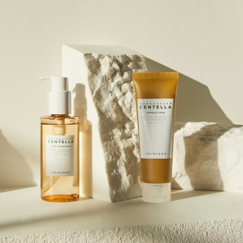 Комплект за двойно почистване на лице с Centella Asiatica SKIN1004 Madagascar Centella Double Cleansing Set — 2