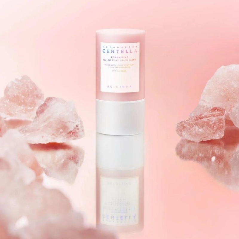 Дълбоко почистваща глинена маска с Centella Asiatica и червен боб SKIN1004 Madagascar Centella Poremizing Quick Clay Stick Mask 27 g — 4