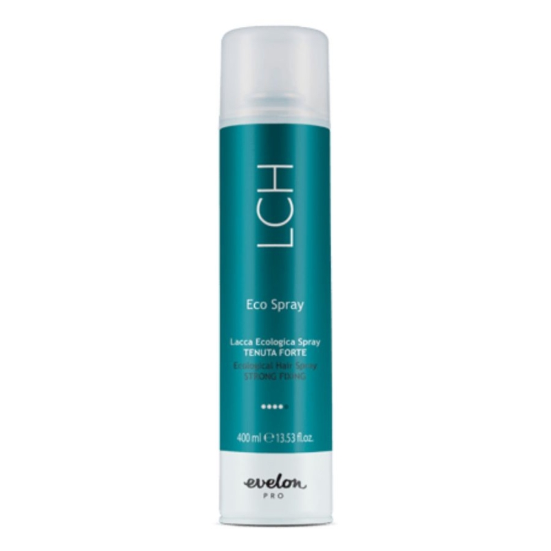 Екологичен лак за коса с дълготрайна фиксация и обем без аерозол Evelon LCH Ecological Strong Hold Hairspray 400 ml