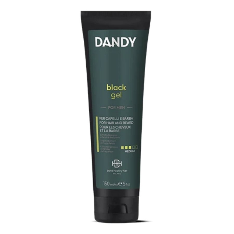Черен гел за коса Lisap DANDY Black Gel 150 ml