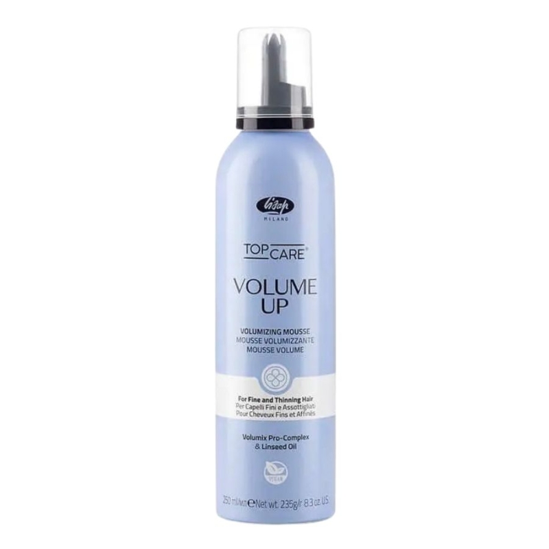 Лек мус за обем с дълготрайна еластичност и анти-фриз ефект Lisap Top Care Volumizing Mousse 250 ml