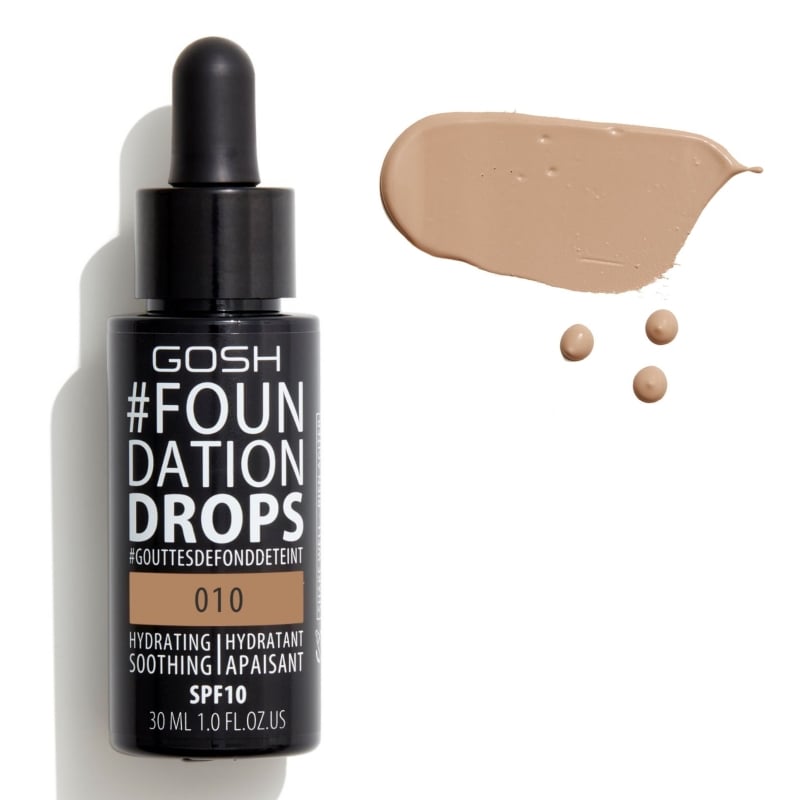 Фон дьо тен за лице Gosh Foundation Drops 30ml (РАЗЛИЧНИ НЮАНСИ) — 2