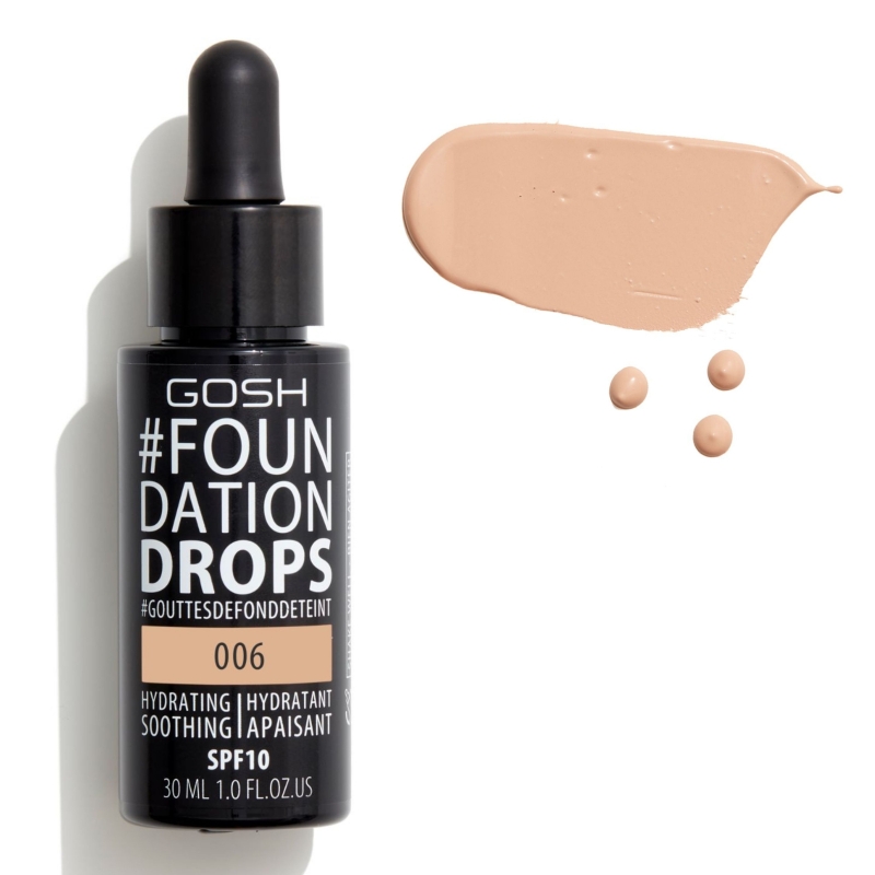 Фон дьо тен за лице Gosh Foundation Drops 30ml (РАЗЛИЧНИ НЮАНСИ) — 4