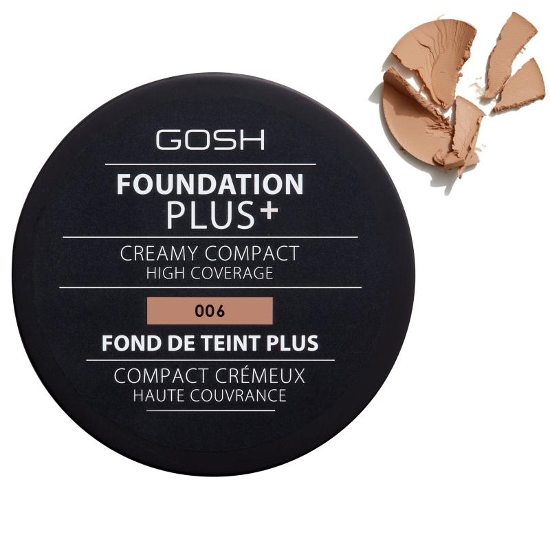 Компактна пудра фон дьо тен Gosh Foundation Plus + Creamy Compact 9g (РАЗЛИЧНИ НЮАНСИ) — 3