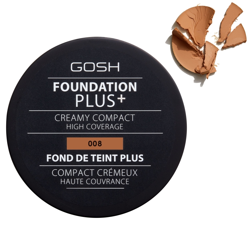 Компактна пудра фон дьо тен Gosh Foundation Plus + Creamy Compact 9g (РАЗЛИЧНИ НЮАНСИ) — 4