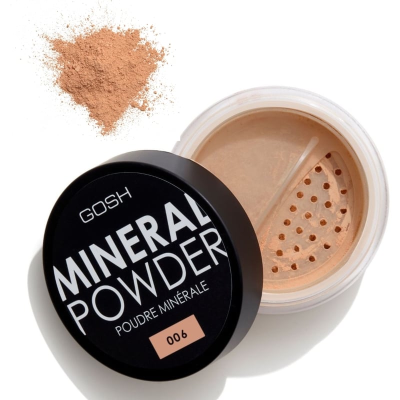 Минерална матираща пудра за лице Gosh Mineral Powder 8g (РАЗЛИЧНИ НЮАНСИ) — 3