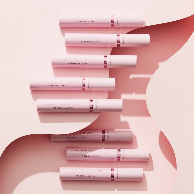 Спирала за обем и дължина с иновативен механизъм Gosh Just Click It! Volume Mascara 10ml — 2