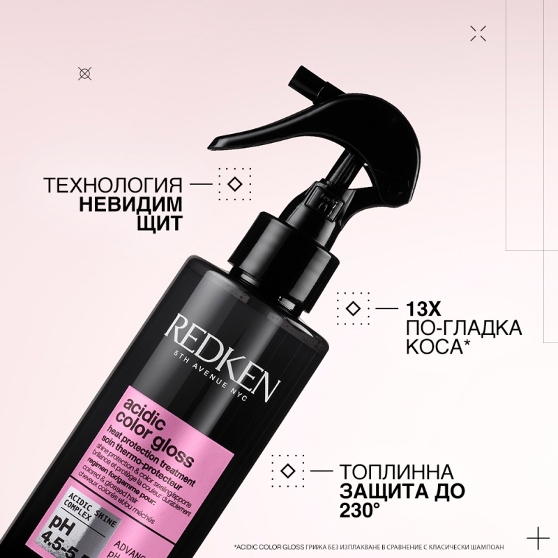 Лимитирана подаръчна кутия за блясък и грижа на боядисаната коса Redken Acidic Color Gloss Holiday Box — 4