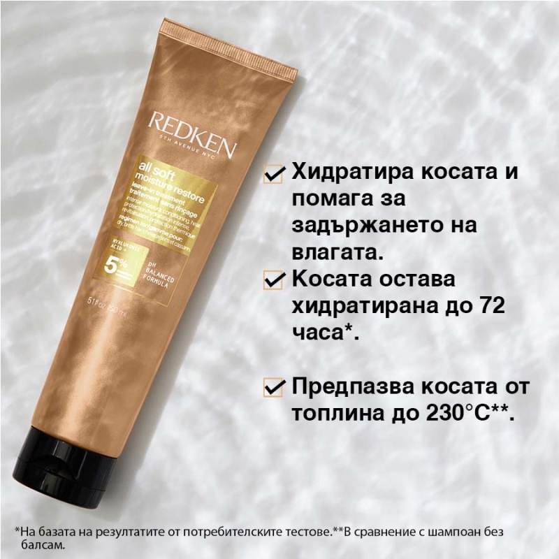 Лимитирана подаръчна кутия за суха коса Redken All Soft Holiday Box — 3