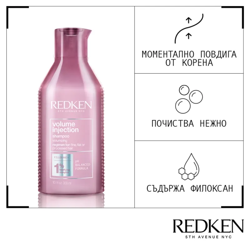 Лимитирана подаръчна кутия за обем Redken Volume Injection Holiday Box — 4