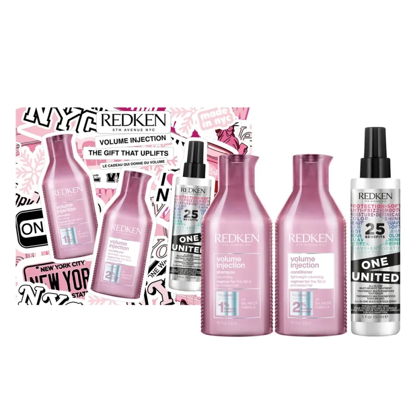Лимитирана подаръчна кутия за обем Redken Volume Injection Holiday Box