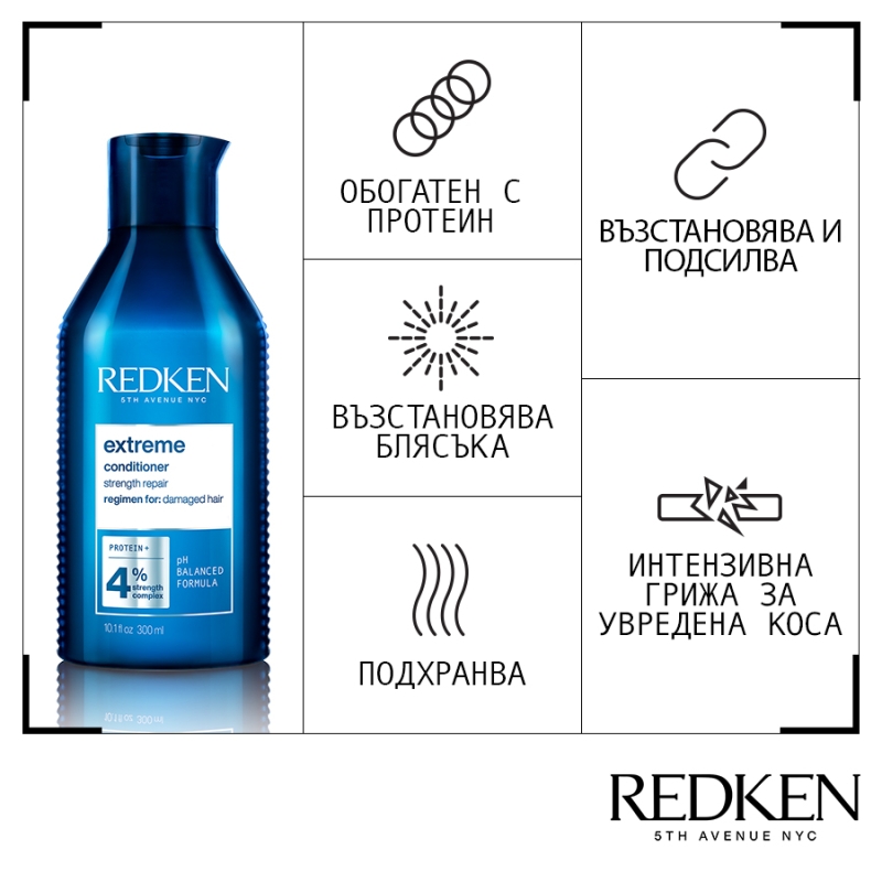 Лимитирана подаръчна кутия за възстановяване на увредена коса Redken Extreme Holiday Box — 5