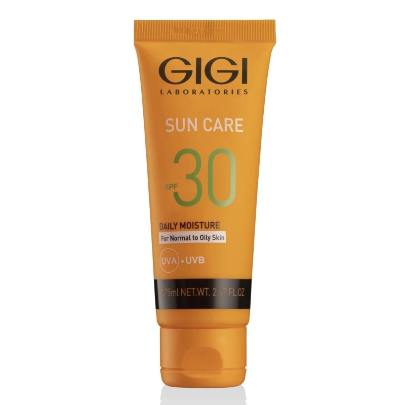 Слънцезащитен крем за лице за нормална и мазна кожа SPF30 с UV-A + UV-B + IR-A GIGI Sun Care Protective Moisturizing Cream Normal to Oily 75 ml