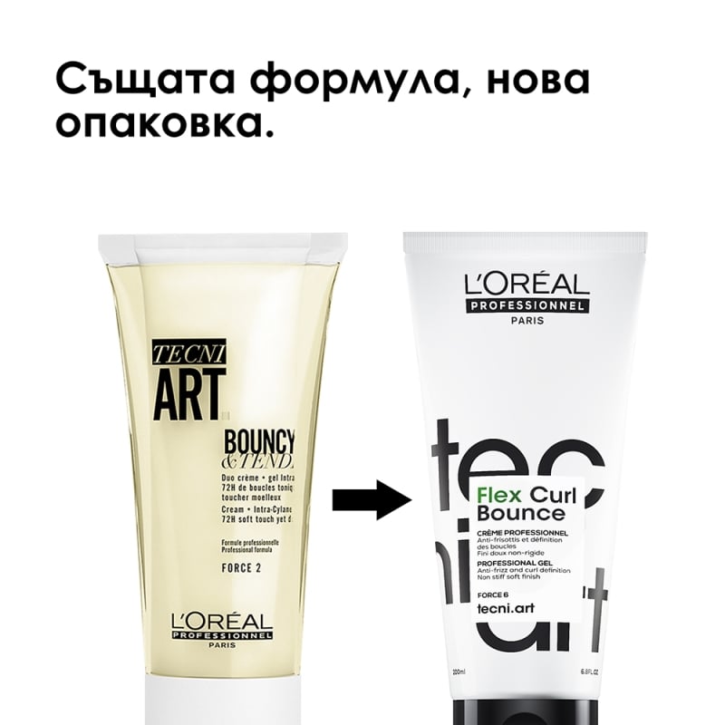 Дефиниращ крем-гел за оформяне на къдрици Loreal Professionnel Techni Art Flex Curl Bounce 200ml — 2