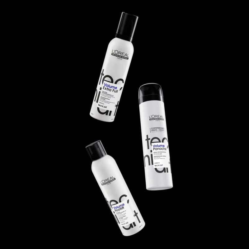 Сух текстуриращ спрей-пудра за обем и плътност Loreal Professionnel Techni Art Volume Panache 250ml — 9