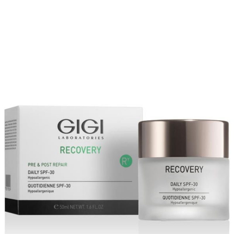 Възстановяващ дневен крем за чувствителна кожа със SPF 30 GIGI Recovery Day Cream 50 ml