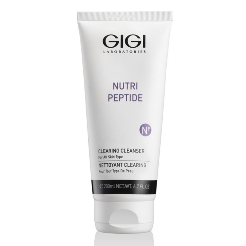 Почистващ гел за сияйна кожа с пептиди GIGI Nutri Peptide Cleansing Gel 200 ml