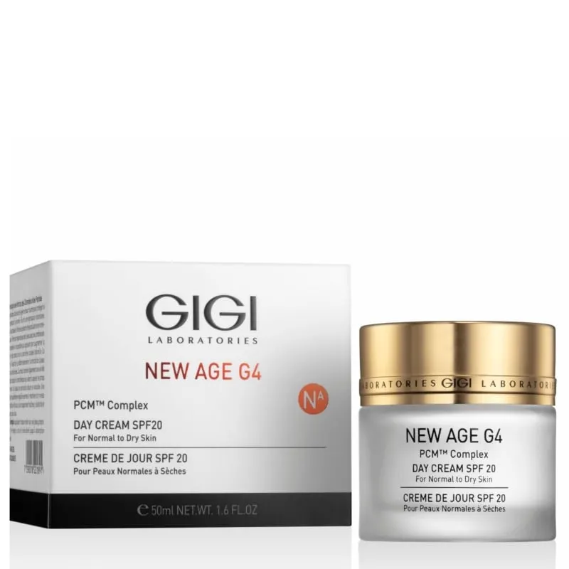 Подмладяващ дневен крем с SPF 20 и пептиди GIGI New Age G4 Day Cream SPF 20 50 ml