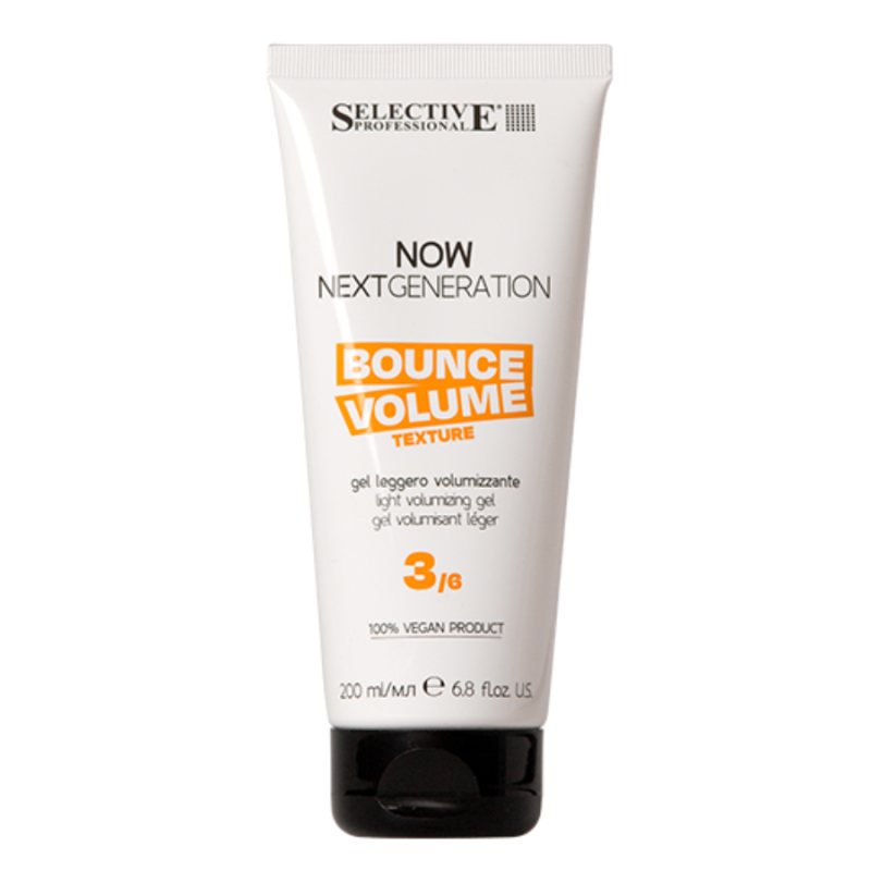 Лек гел за обем и движение Selective NOW Next Generation Bounce Volume Light Volumizing Gel 200 ml