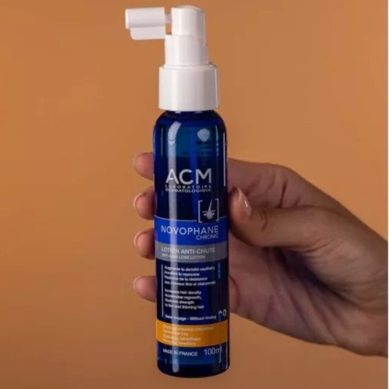 Лосион против хроничен косопад с активен комплекс NOVODENSYL ACM Novophane Chronic Anti-Hair Loss Lotion 100 ml — 4