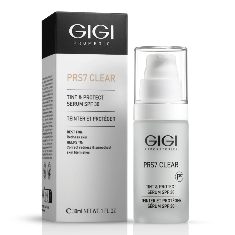 Активен серум за защита и успокояване на зачервявания Gigi PRS7 Tint & Protect Serum 30 ml