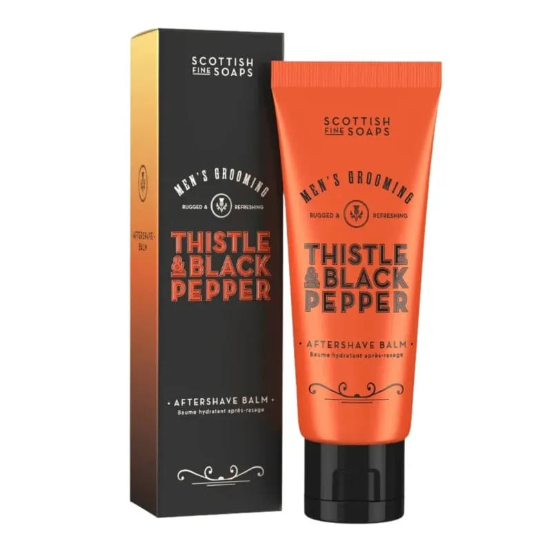 Афтършейв балсам с Трън и Пипер Scottish Fine Soaps Men's Grooming Thistle & Black Pepper Aftershave & Balm 75ml