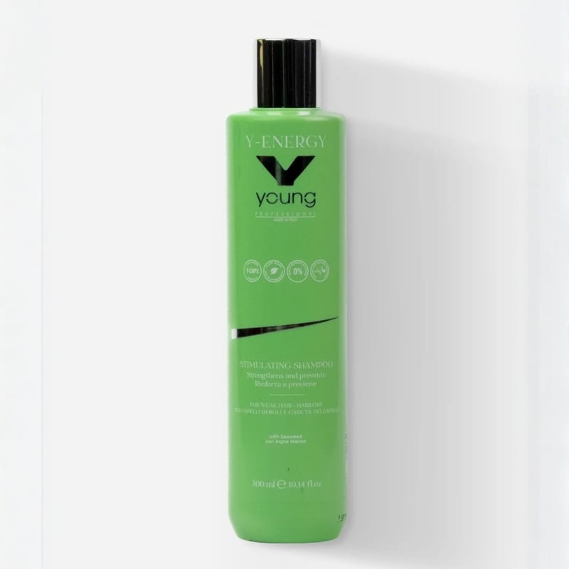 Стимулиращ шампоан против косопад за слаба и фина коса с морски водорасли Young Professional Y-Energy Stimulating Shampoo 300 мл