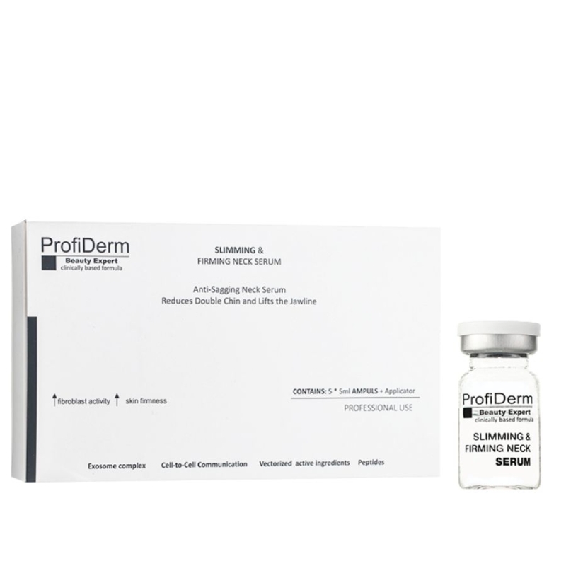 Стягащ и лифтинг серум за шия и деколте с Profiderm Firming & Lifting Neck Serum 5 x 5 ml