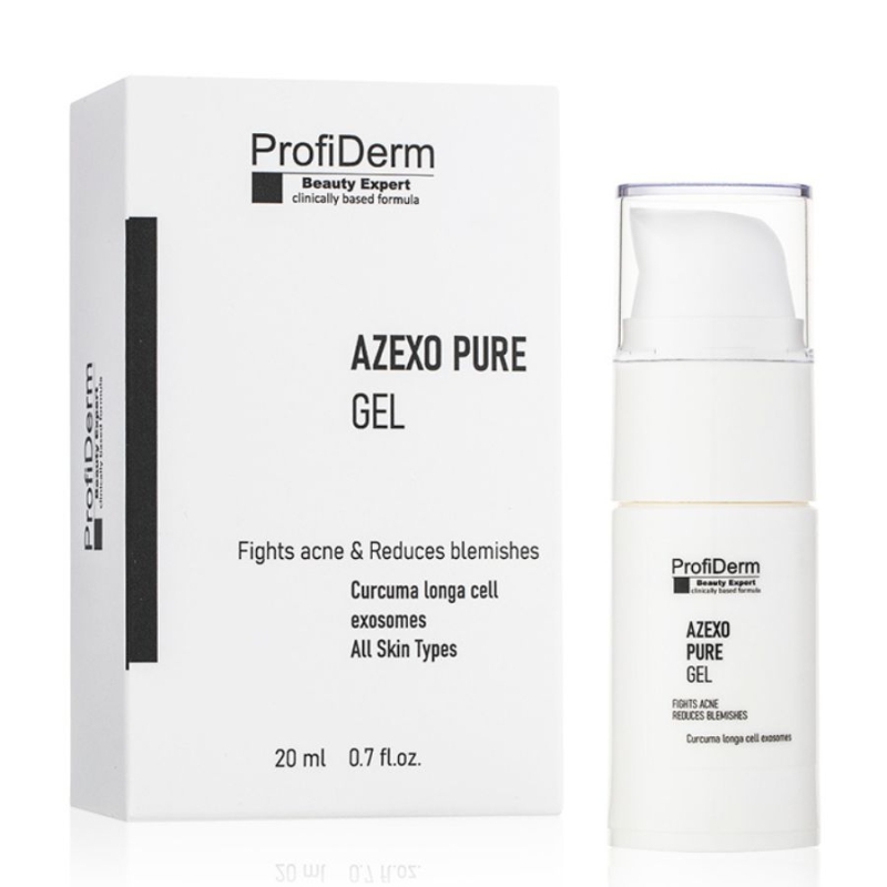 Интензивен гел против акне и пигментации с био-ретиноид и екзозоми Profiderm Azexo Pure Gel 20 ml
