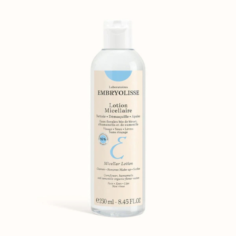 Нежна мицеларна вода за почистване и дегримиране с флорални води Embryolisse Micellar Lotion 250 ml