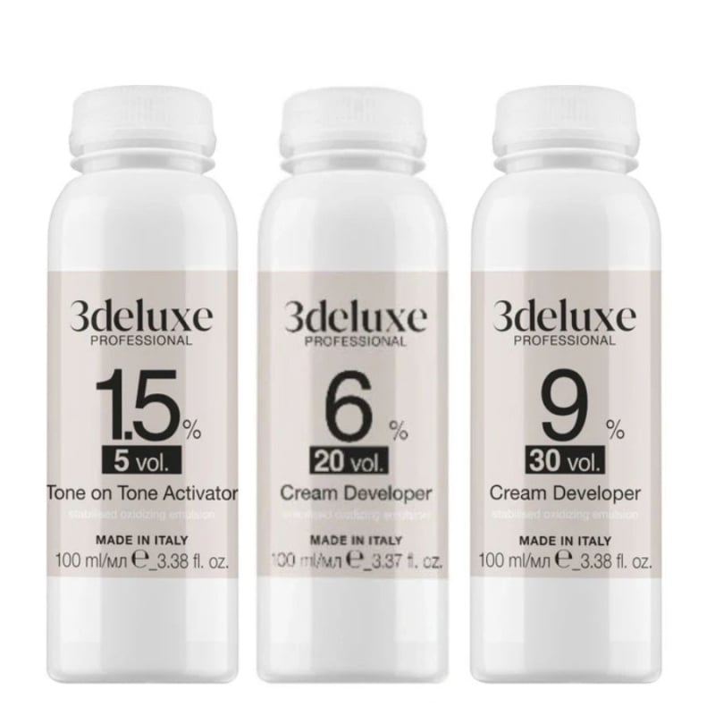 Оксидант за коса 3Deluxe Cream Developer 100ml
